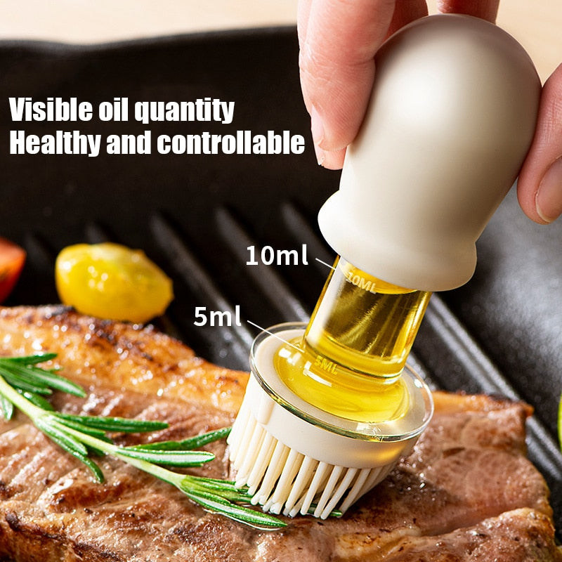 DrizzleBrush | Olie Spray Flesborstel - Olieverdeler voor Koken, Bakken, Grillen & Salade Dressing
