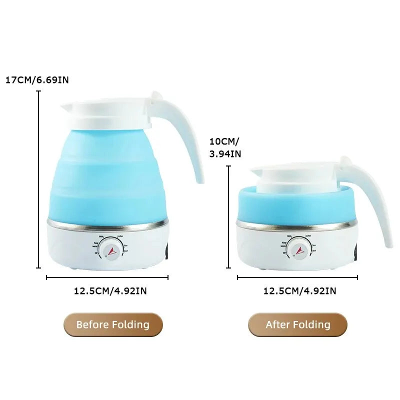 FoldiBoil | Opvouwbare Waterkoker - Draagbare Reisswaterkoker met Snelkoken - BPA-vrij Silicone