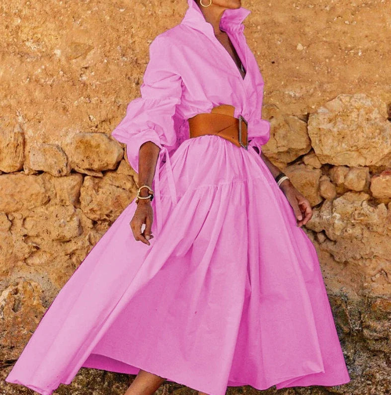Vaelin | Zomerjurk met losse pasvorm voor dames – Casual, oversized, luchtige outfit
