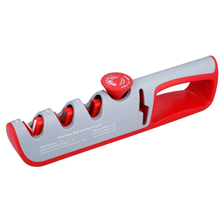 KnifeAid | 4-in-1 multifunctionele messenslijper – Professionele keukenslijper voor messen, scharen en gereedschap