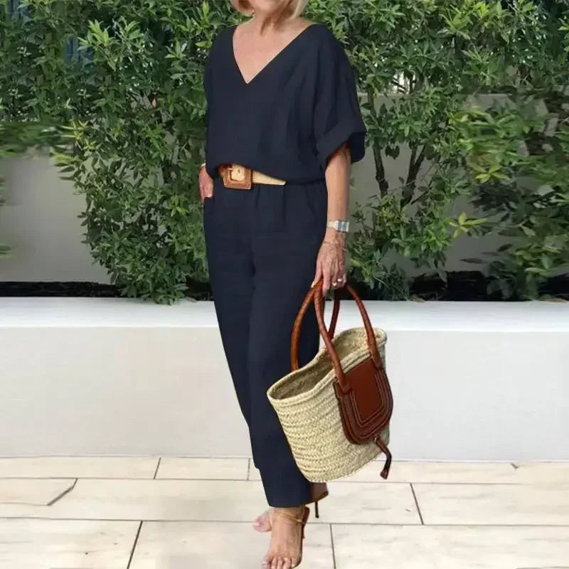 Kalina | Tweedelige lentecollectie voor dames – Casual bijpassende outfit met relaxte pasvorm