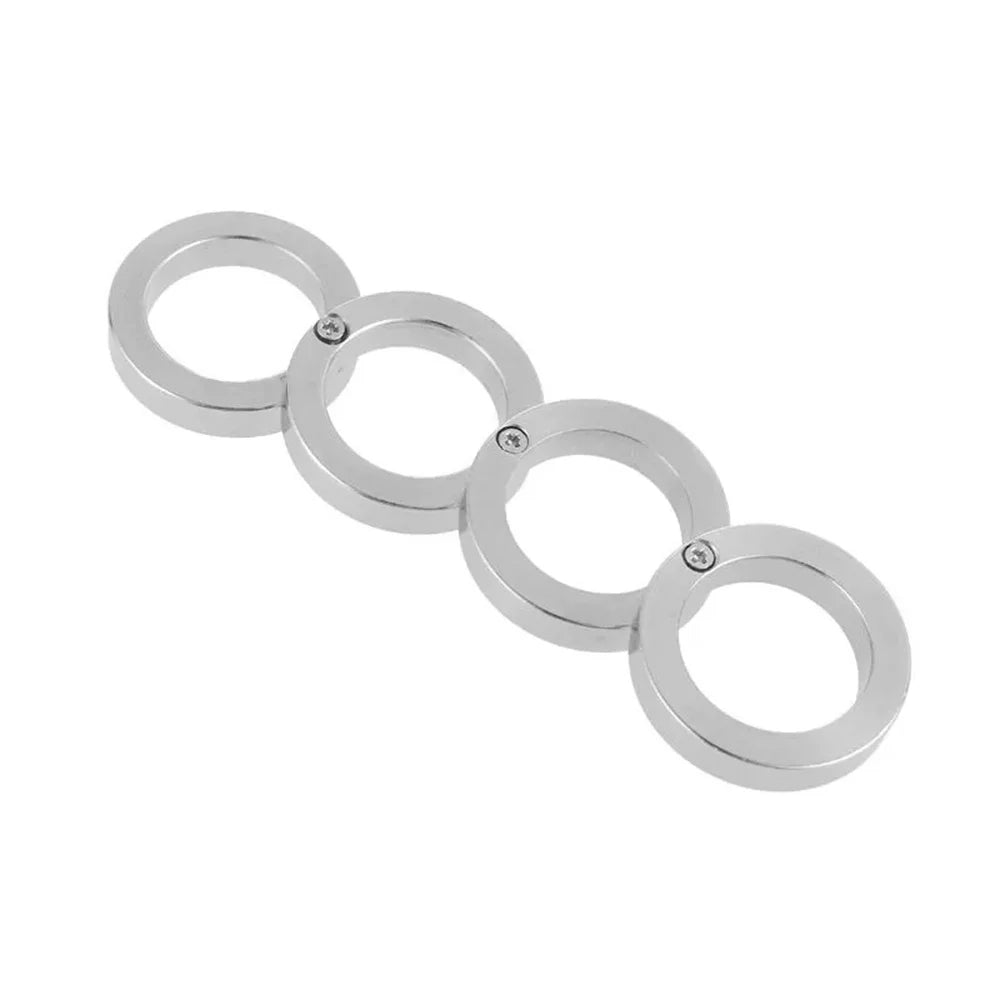 RingArmor | Roestvrijstalen zelfverdedigingsring - draaibaar, opvouwbaar, tactische bescherming