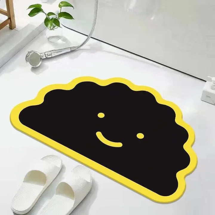 PurrMat | Schattige katten badmat met sneldrogende werking – Absorberende microvezel badmat