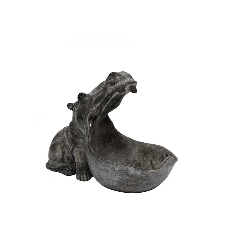Stashopotamus | Nijlpaard Opbergfiguur - Decoratieve Nijlpaard Organiser voor Sleutels, Munten & Snuisterijen