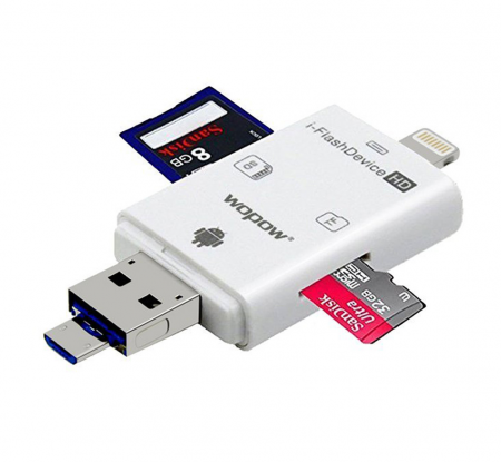 DataJet | USB-stick & SD-kaartlezer - Snelle bestandsoverdracht - Plug & Play