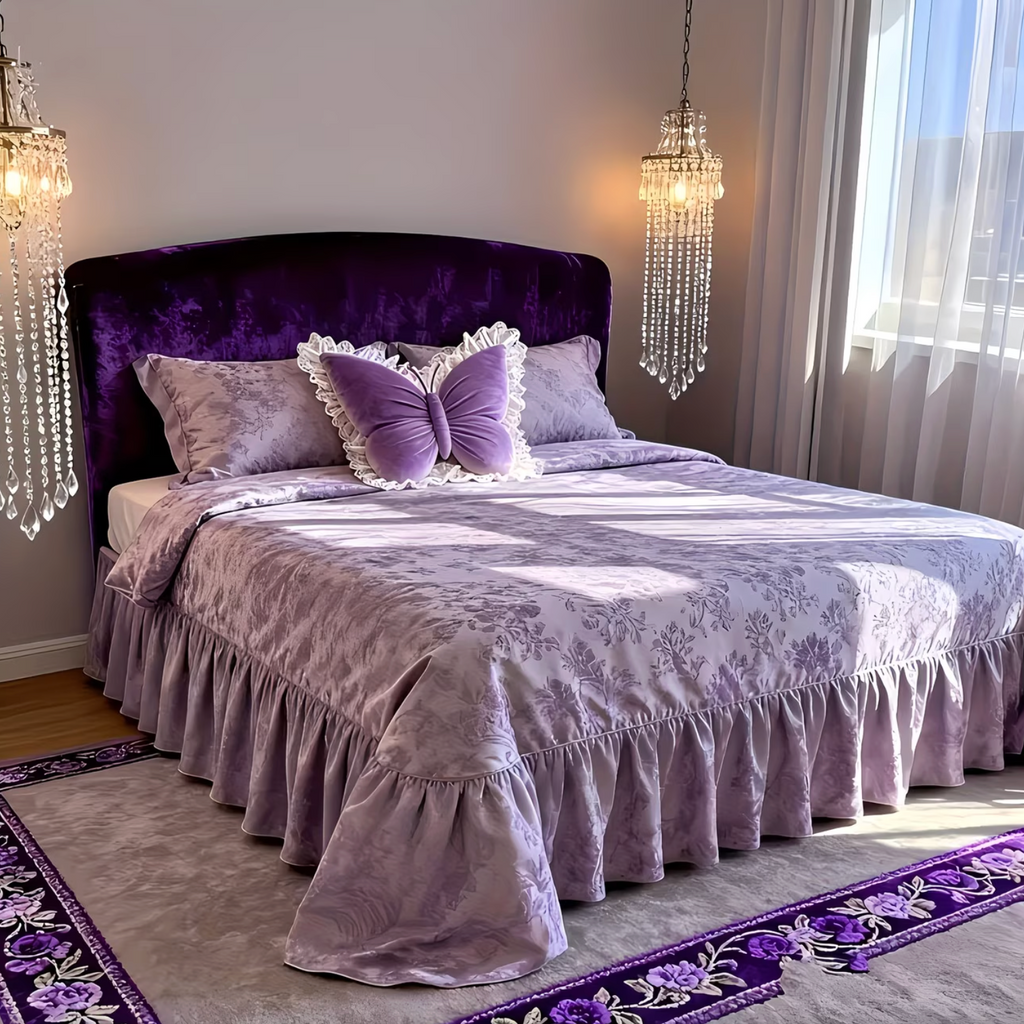 WingBella | Kanten Vlinder Kussen – Elegant Decoratief Sierkussen voor Slaapkamer, Bank, en Volwassenenkamer
