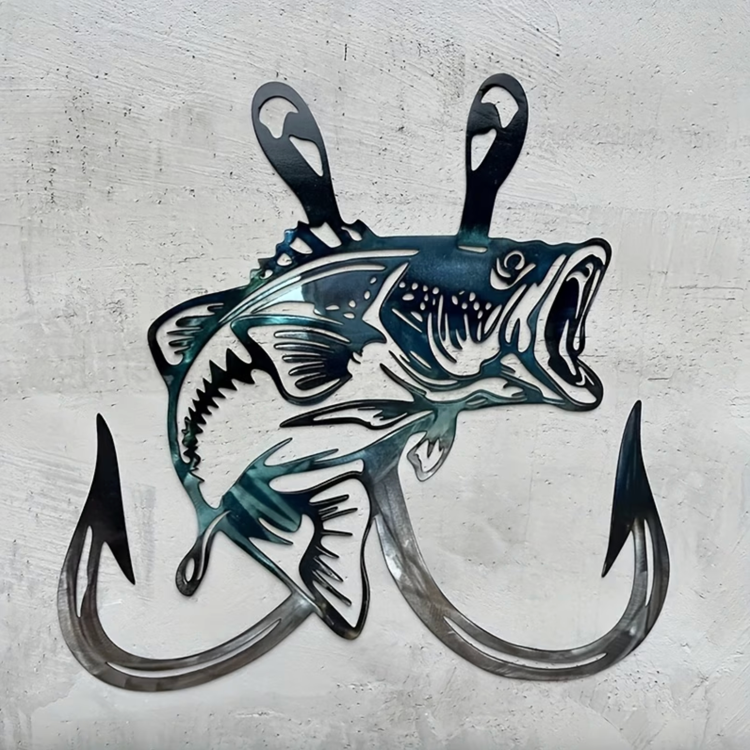 SeaForge | Nautische Metalen Wanddecoratie – Oceaan-Thema Maritieme Kunst