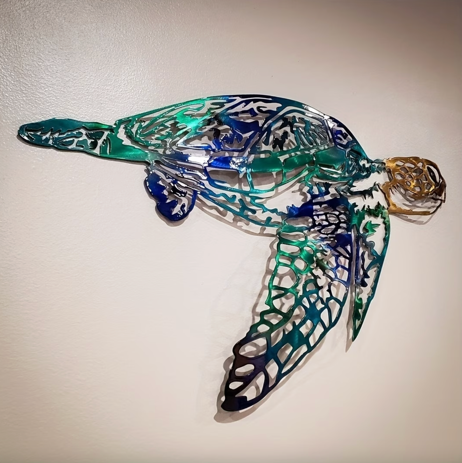 SeaForge | Nautische Metalen Wanddecoratie – Oceaan-Thema Maritieme Kunst