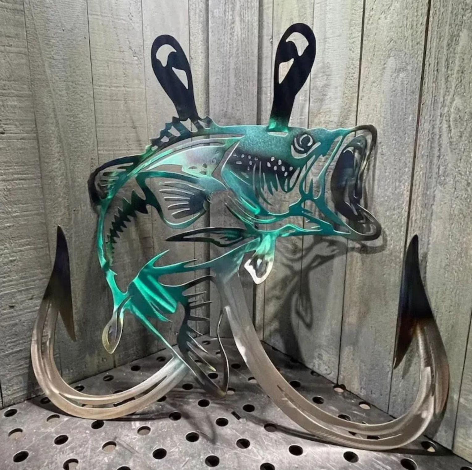 SeaForge | Nautische Metalen Wanddecoratie – Oceaan-Thema Maritieme Kunst
