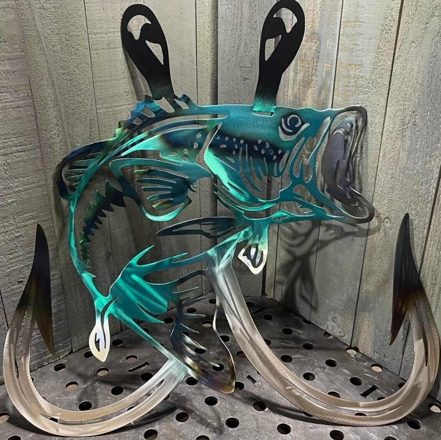 SeaForge | Nautische Metalen Wanddecoratie – Oceaan-Thema Maritieme Kunst