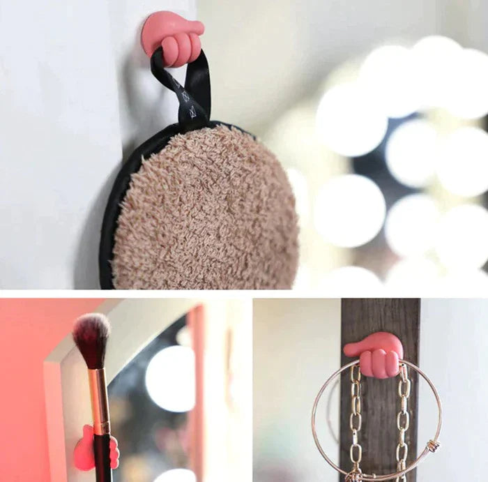 Thumbix | Mini Duimhaken - 20 stuks creatieve wandhaken voor kabels en kleine voorwerpen