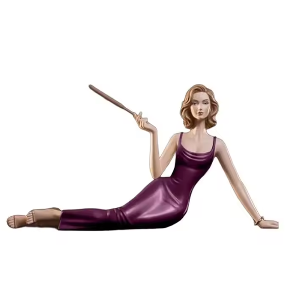 MistyElegance | Elegant vrouw wierookhouder – decoratief hars Art Deco beeldje met houder voor wierookstokjes
