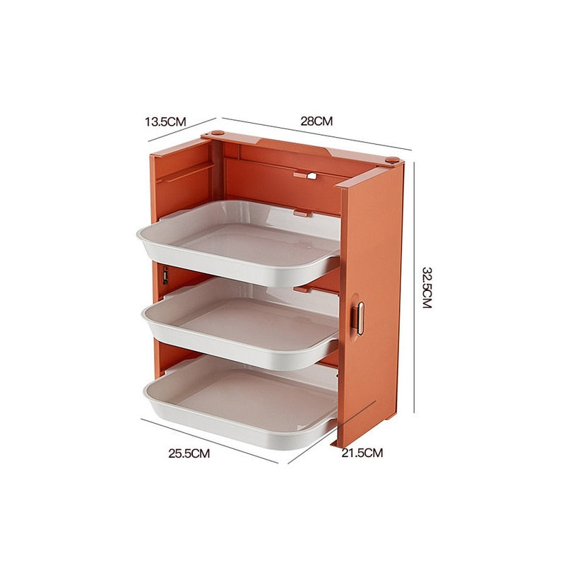 DishVault | 6-laags stapelbaar bordenrek – Compacte keukenorganizer voor serviesgoed