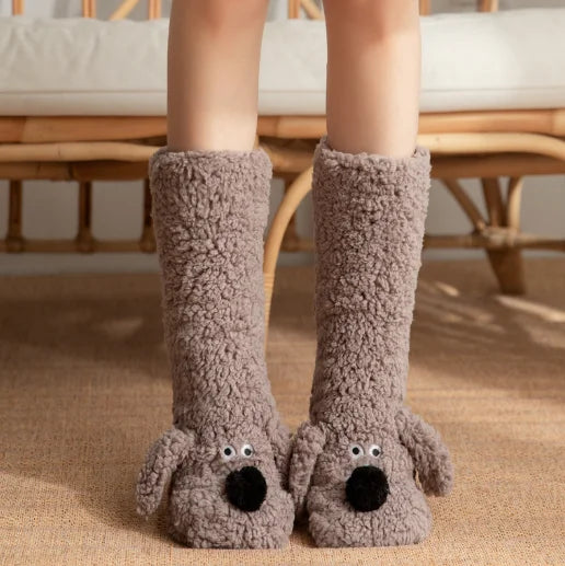 Warmies | Zachte, comfortabele lange sokken en huisslippers – Zacht, warm schoeisel voor de winter