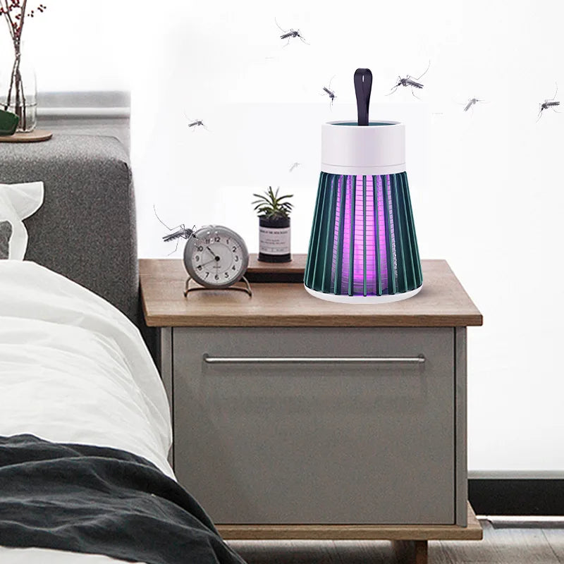 FlyFree | LED-muggenlamp – Stille insectenverdelger voor binnen en buiten voor muggen en vliegende insecten