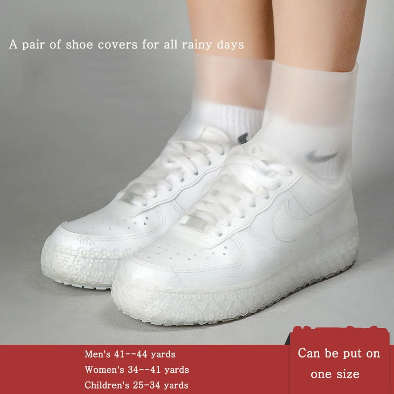 AquaStep | Waterdichte antislip schoenovertrekken – Herbruikbare dubbellaagse regenbescherming