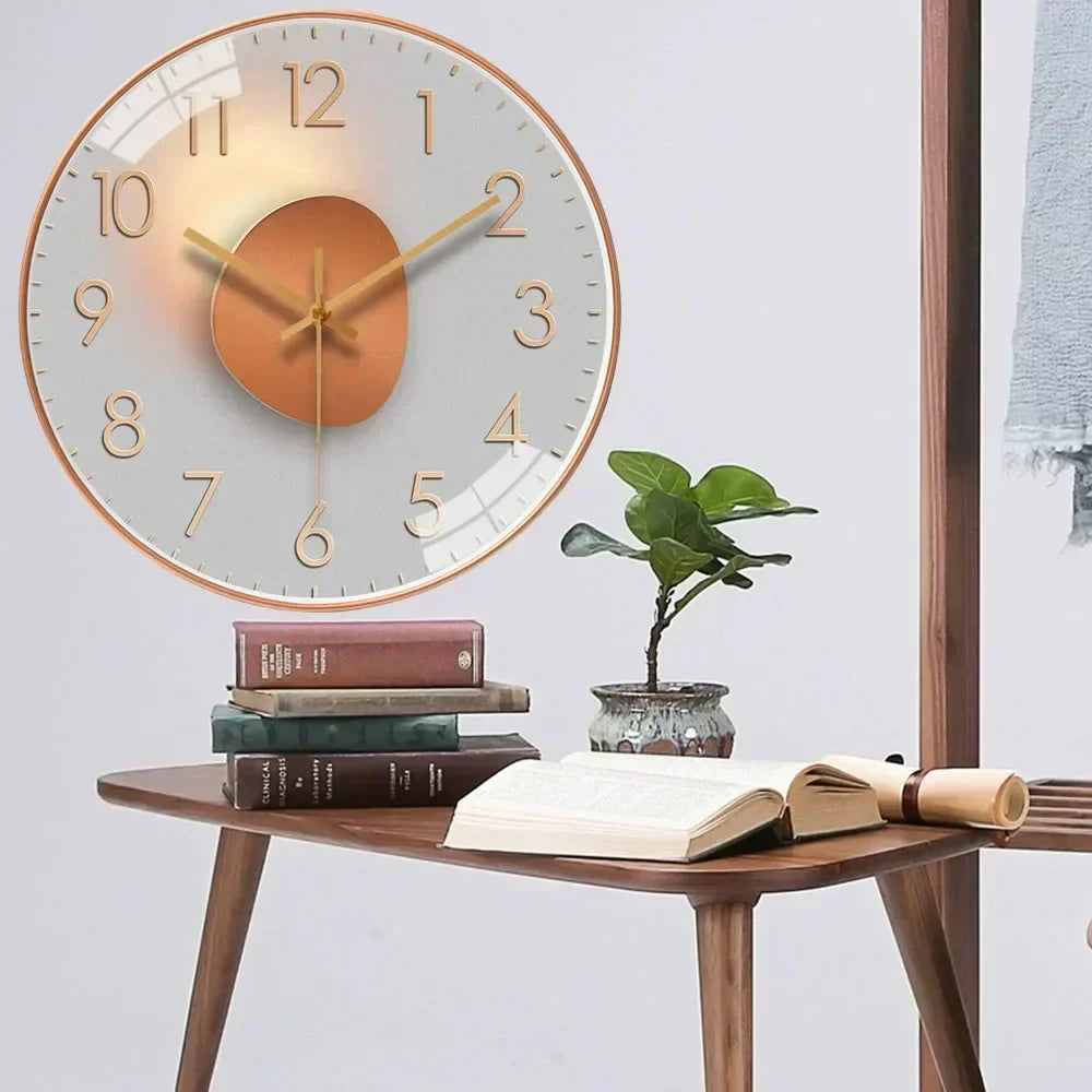 ChronoCraft | Moderne Decoratieve Wandklok - Stil & Stijlvol Home Accent - Minimalistisch Ontwerp, Klassiek Tijdstuk