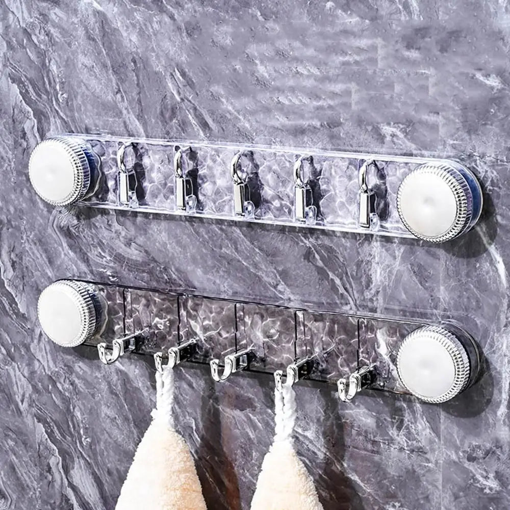 VeloraHooks | Punch-free roterende multifunctionele zuighaken voor keuken en badkamer, sterke grip, eenvoudig te installeren