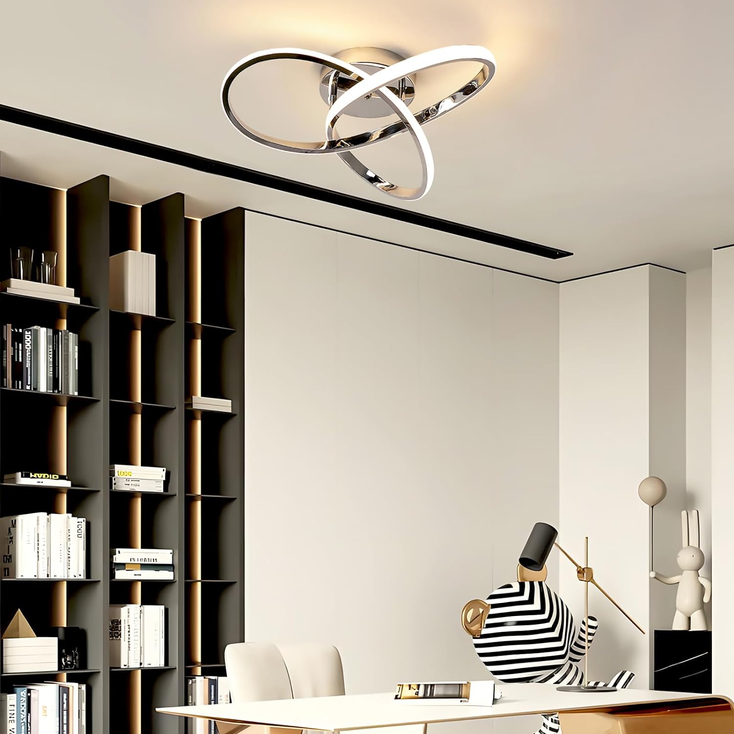 NovaCeil | Moderne LED Plafondlamp - 38W Bloem Ontwerp