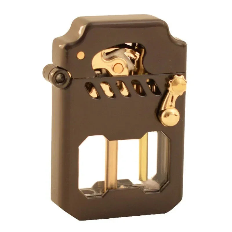 Flarex | Navulbare vintage metalen zakaansteker met precisieontsteking voor kaarsen
