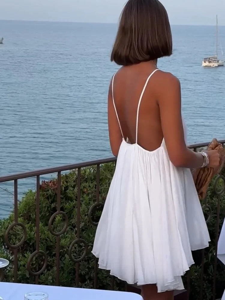 Brina | Elegante zomerse jurk voor dames – zwierige lichtgewicht casual midi-jurk voor strand