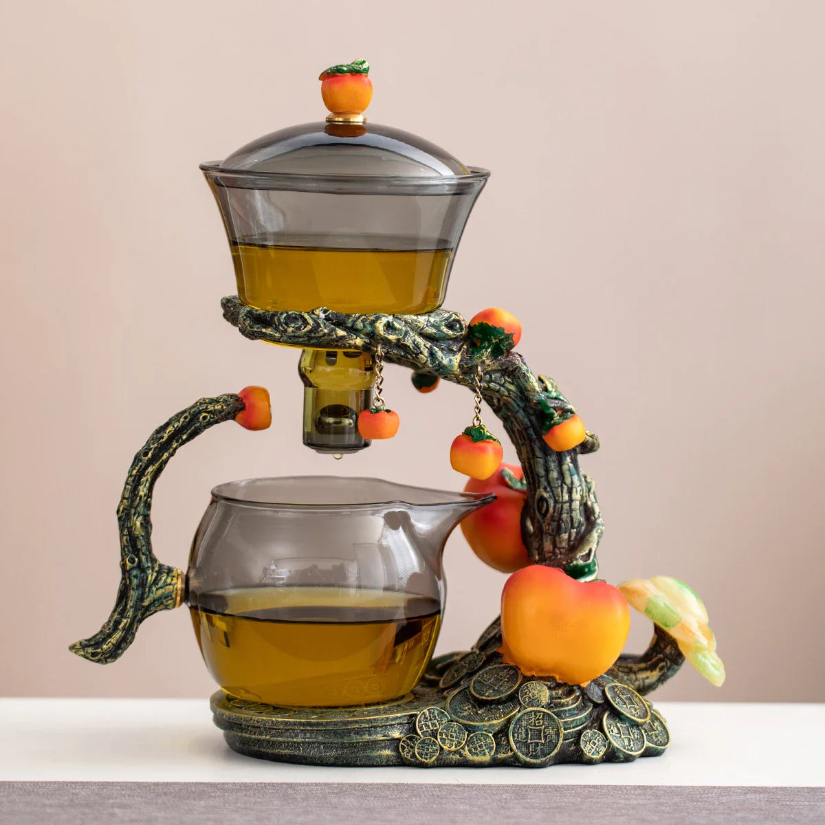 FortuneBrew | Fortune's Orchard Theepot thee-ei - Premium thee-ei met op fruit geïnspireerd ontwerp voor losse thee