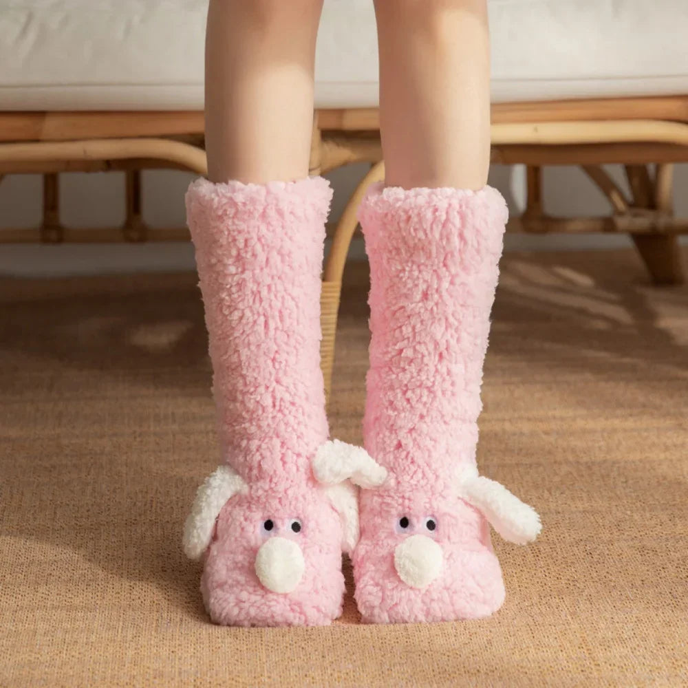 Warmies | Zachte, comfortabele lange sokken en huisslippers – Zacht, warm schoeisel voor de winter