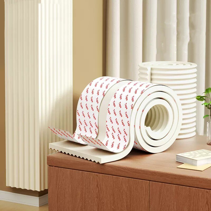 CushioStrip | Hoek- en randbescherming voor baby's - Zachte schuimrubberen anti-botsstrip