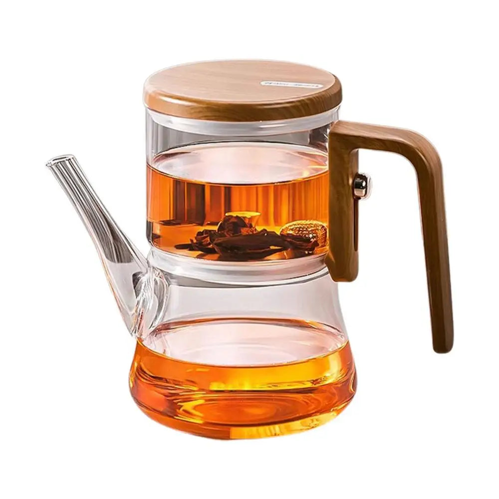 TeaLure | Magnetische glazen theepot – Stijlvolle theepot met infuser voor thuis en op kantoor