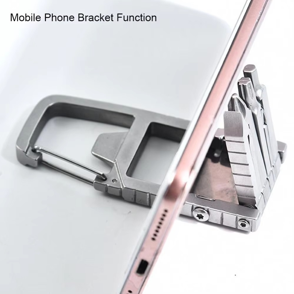 HandiX | 12-in-1 mini multitool  sleutelhanger, flesopener en schroevendraaier (5 stuks)