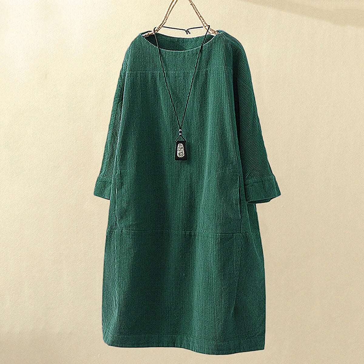 Coralia | Vintage retro-jurk voor dames – Elegante, chique midi-zomerjurk