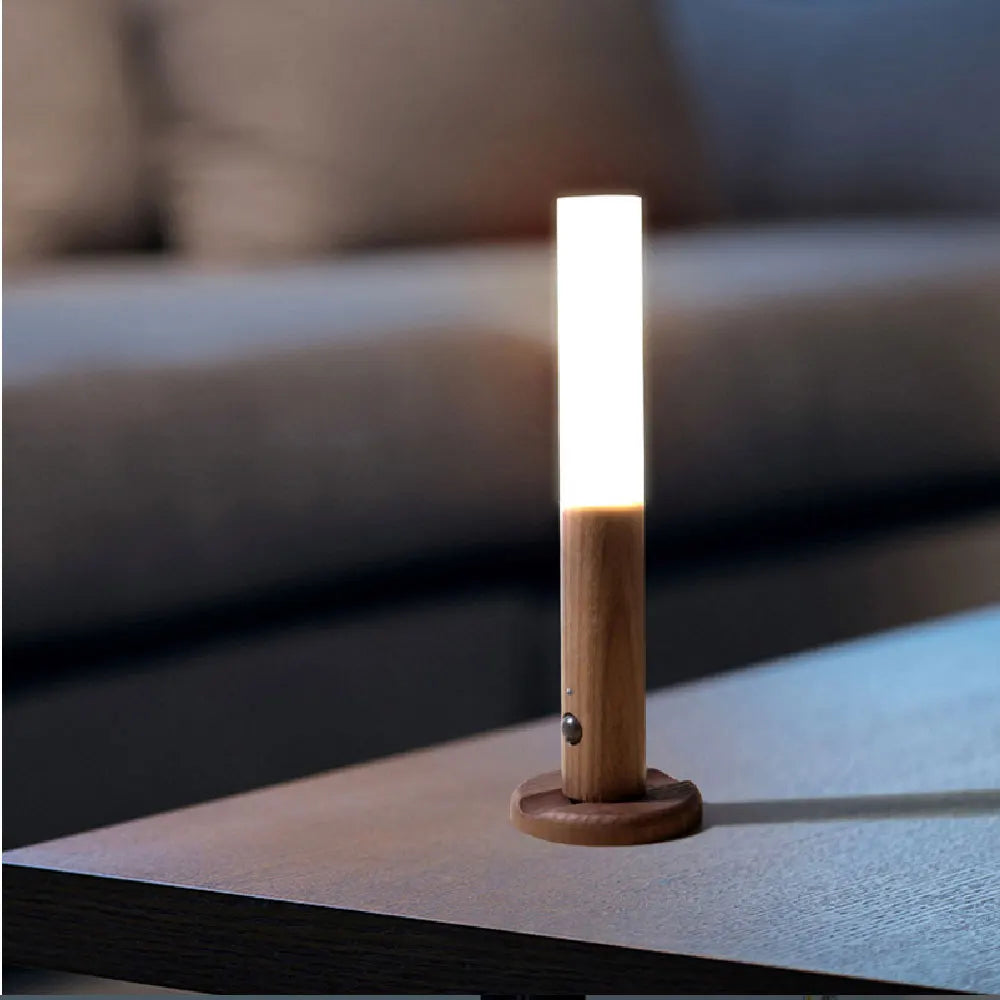 WoodenAura | Luxe magnetische draadloze bewegingssensorlamp