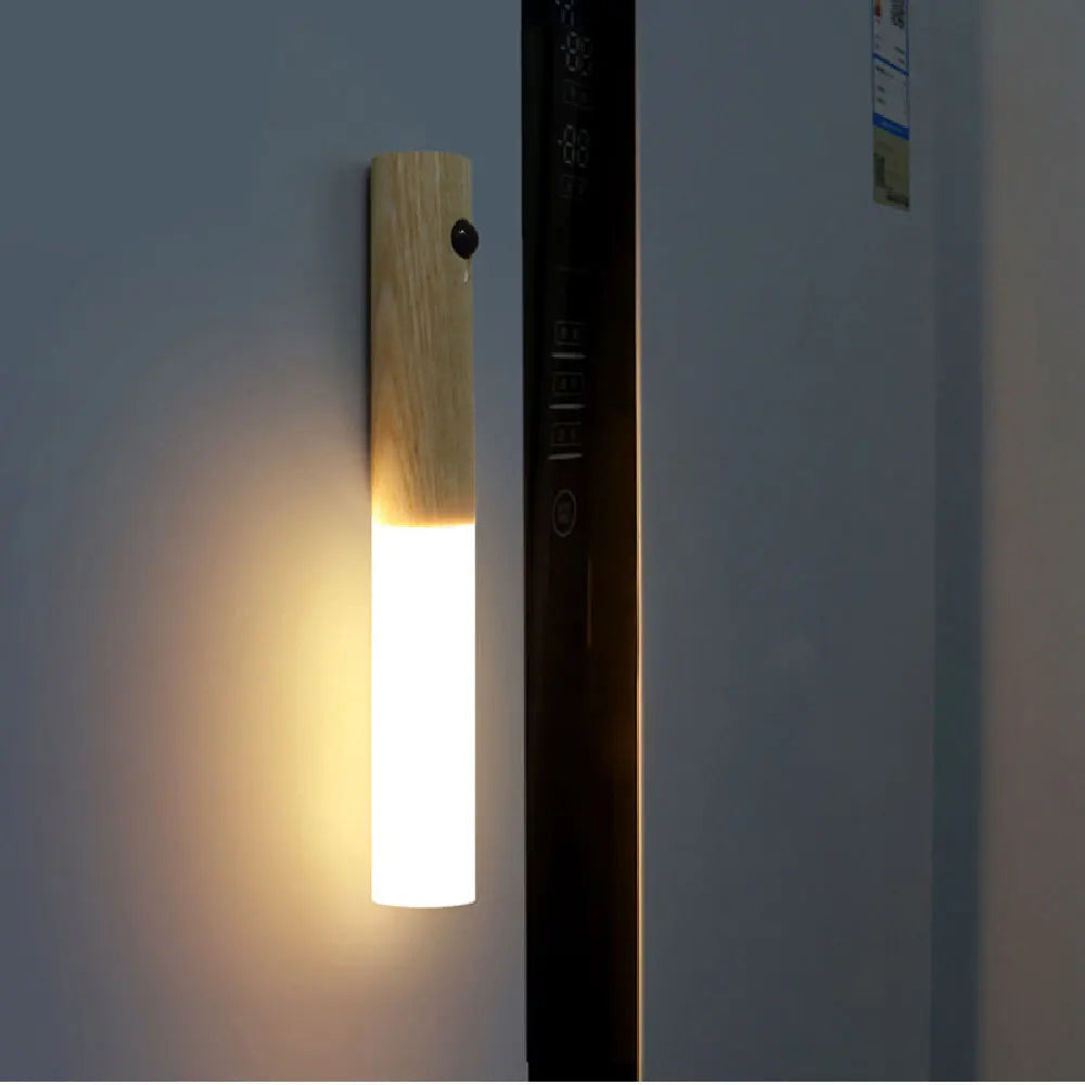 WoodenAura | Luxe magnetische draadloze bewegingssensorlamp