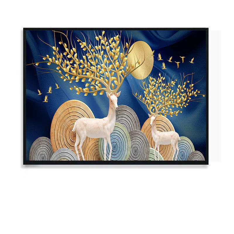 WallMuse | Decoratieve canvas afdekking voor elektriciteitskast – Kunstzinnig wandpaneel, verborgen schakelaar