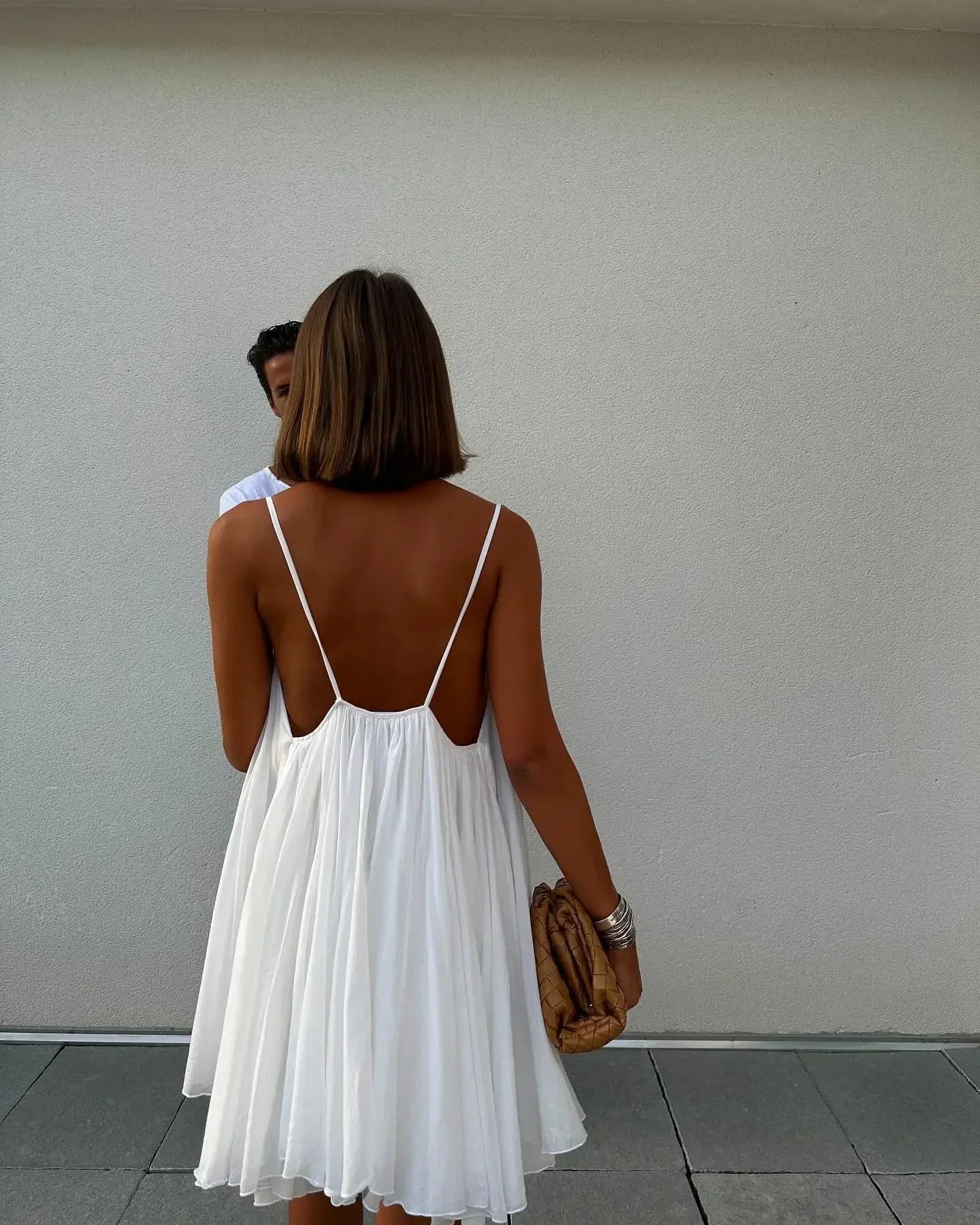 Brina | Elegante zomerse jurk voor dames – zwierige lichtgewicht casual midi-jurk voor strand