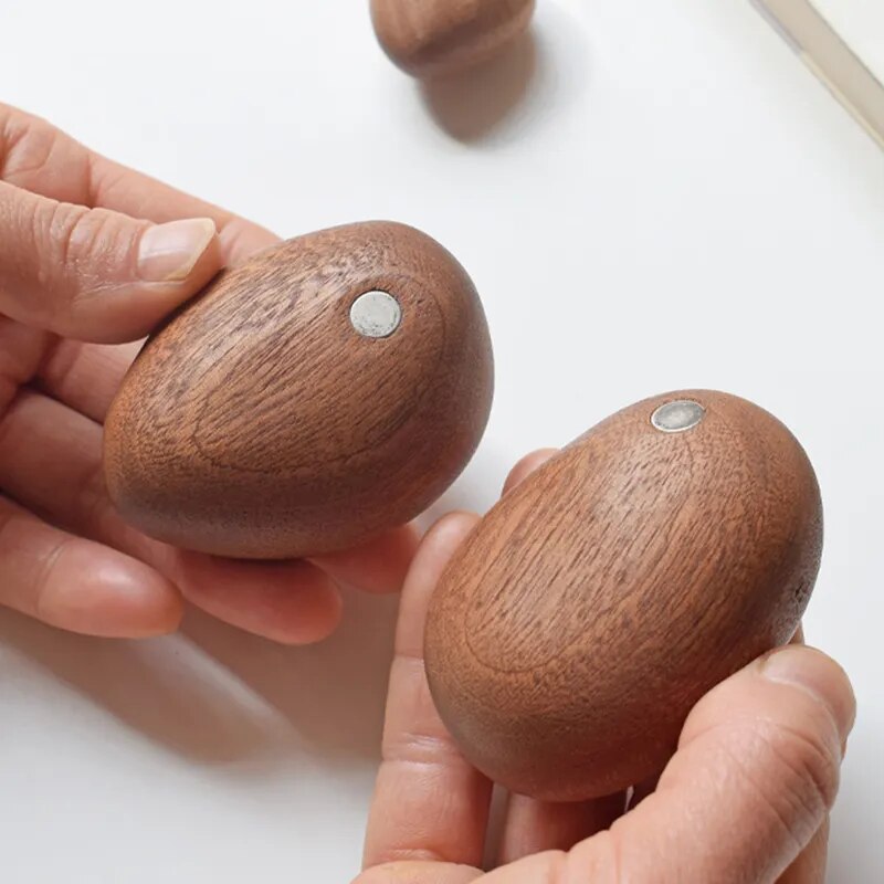ZenBalance | Creatieve Houten Steenvorm Zen Decor voor Huis & Kantoor - Moderne Meditatie Kunst