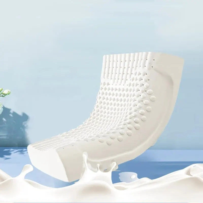 BreathePillow | Hypoallergeen ergonomisch kussen van natuurlijk latex – Ademend, dubbele hoogte