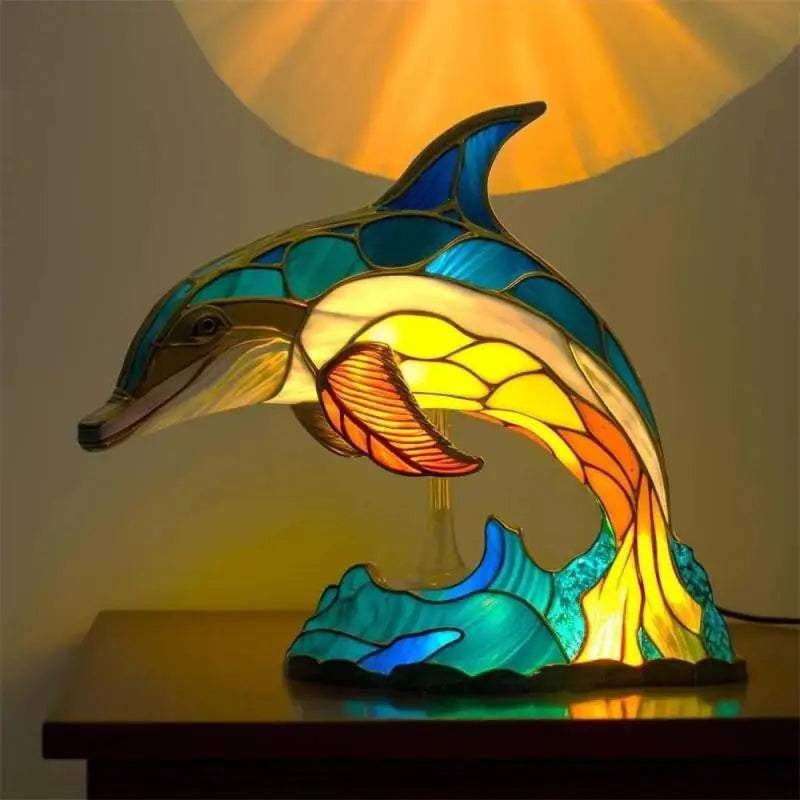 MosaicCritter | Retro veelkleurige hars 3D dierenlamp