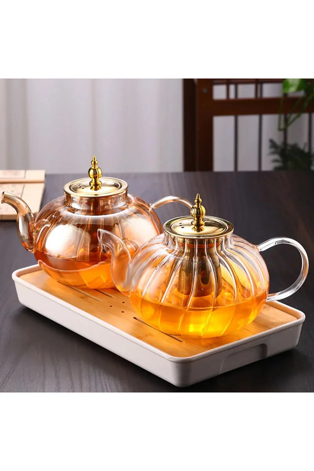 Brewelle | Elegante Theepot voor Losse Thee met Infuser & Deksel