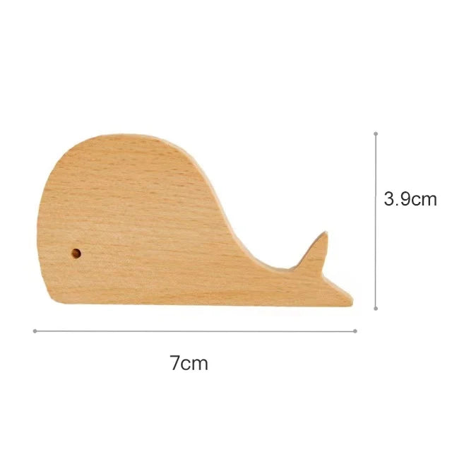 TundraHook | Wandhaak Scandinavische Houten Dieren - Kapstokhaak & Hoedhaak in Rustieke Stijl