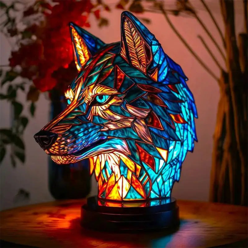 MosaicCritter | Retro veelkleurige hars 3D dierenlamp