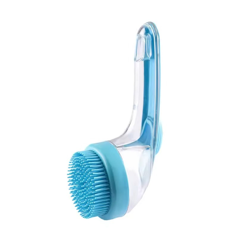 PetLather | Huisdier Verzorging Zeepdispenser Schrobborstel – 2-in-1 Shampoo Applicator