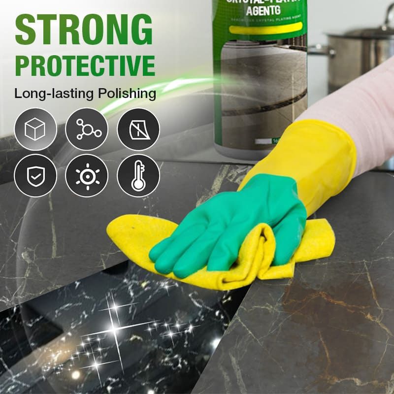 CrystalCoat | Marmer nano-plating agent - Steen & Kwarts Beschermer, Waterdicht Pools Verzegeling