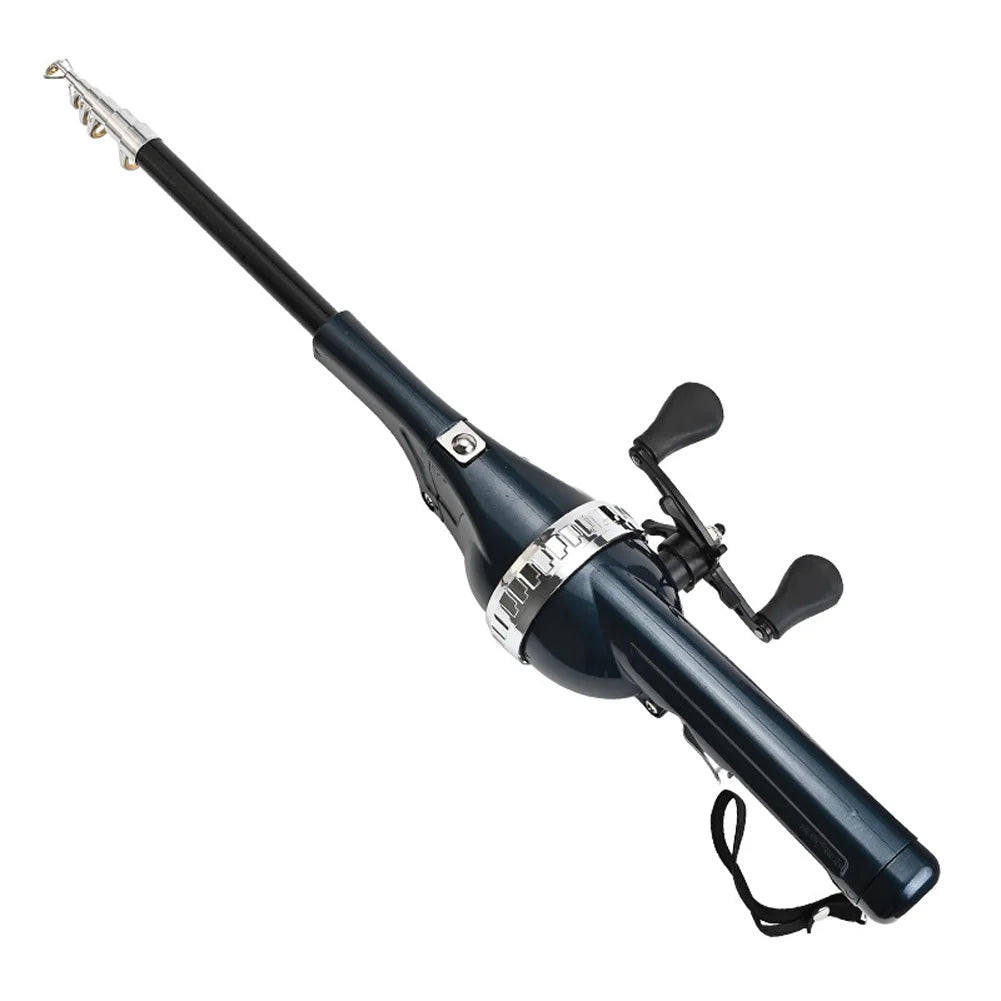 RodFlex | Draagbare telescopische hengel – lichte opvouwbare reishengel voor zoetwater