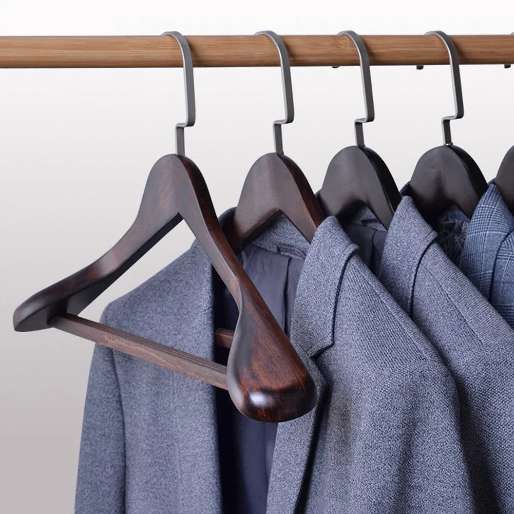 PrestigeHang | Eersteklas houten kleerhangers - Luxe Eiken, Stevig & Elegant