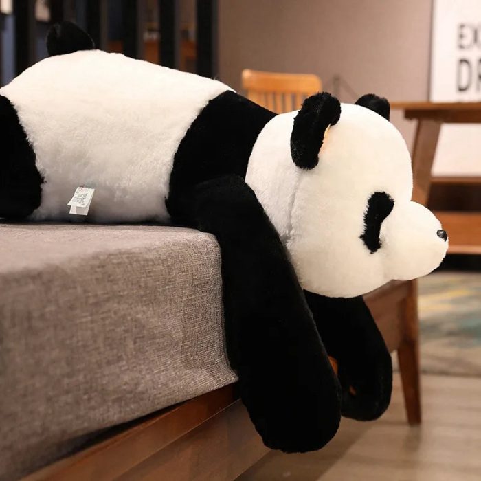 SnugPanda | Giant Lazy Panda Plush Toy – Zachte, knuffelbare knuffel voor kinderen, extra grote pluche panda
