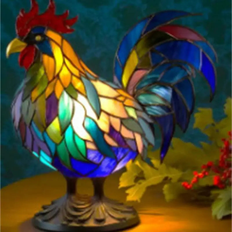 MosaicCritter | Retro veelkleurige hars 3D dierenlamp