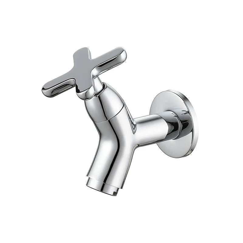 EvoSpout | Messing wandkraan - Klassieke koudwaterkraan voor badkamer en keuken