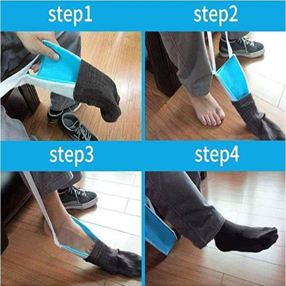 SlideSock | Sokkenaantrekhulp – sokhulp zonder bukken voor senioren, mindervaliden en zwangeren