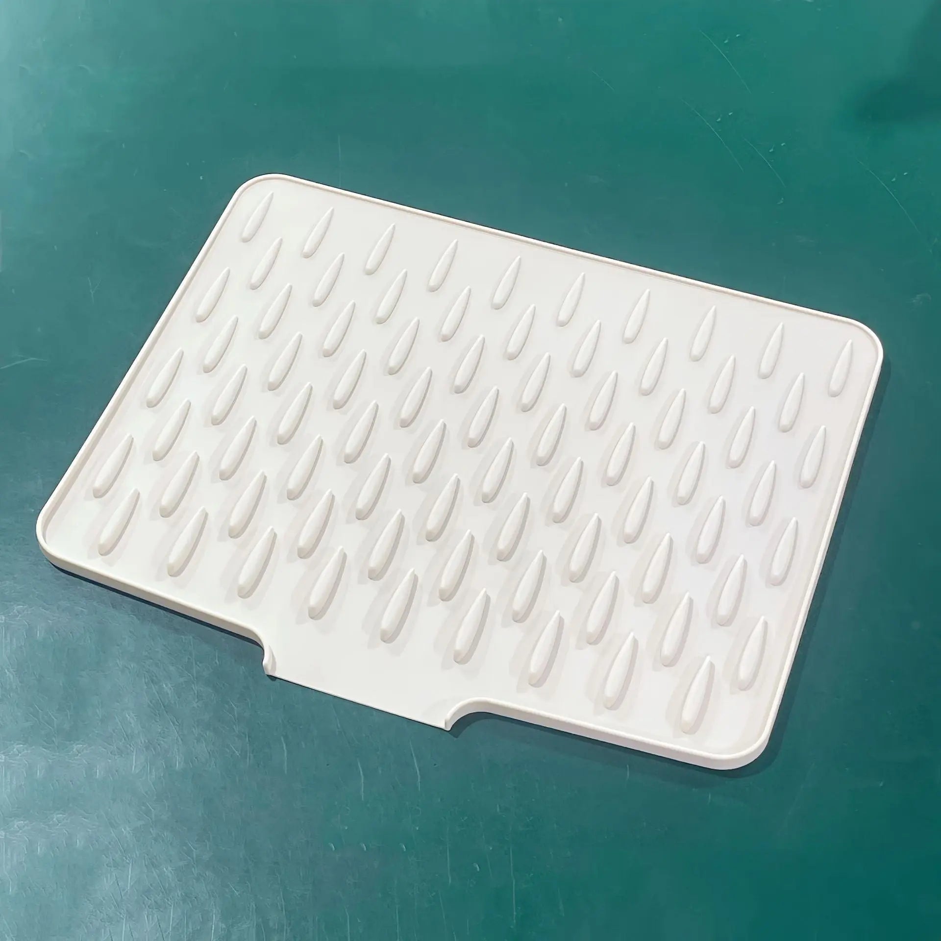 Padelle | Silicone droog- en hittebestendige mat - flexibele antislip onderzetter, BPA-vrije borden droogmat